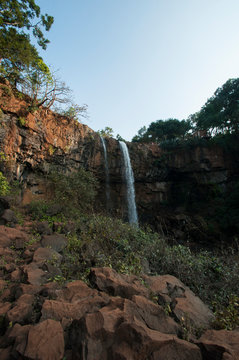 waterfall in forest