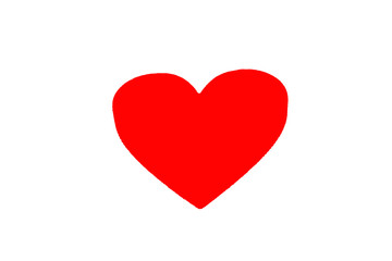 heart isolated on white background
