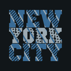 New York typography, t-shirt  manhattan, design graphic