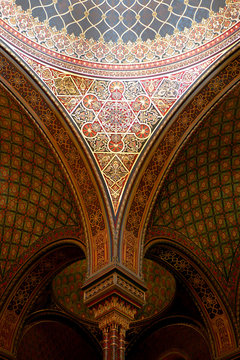 Deckenmalerei in j&uuml;discher Moschee