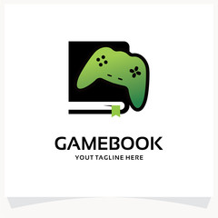 Game Book Guide Logo Design Template Inspiration