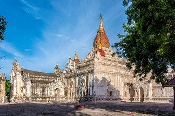 Fototapeta na wymiar Ananda Phaya Temple in Bagan, Myanmar