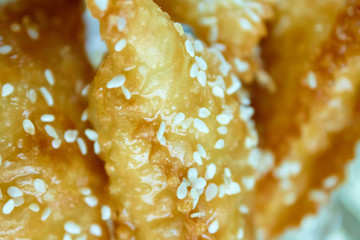 Sweet arabic algerian samsa samosa