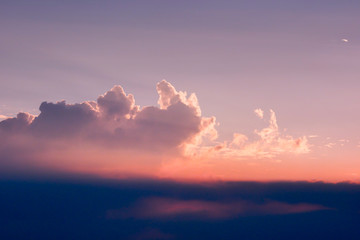 Sunset Sky Background in summer