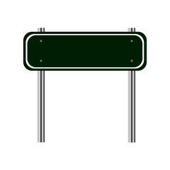 Obraz premium Road green sign