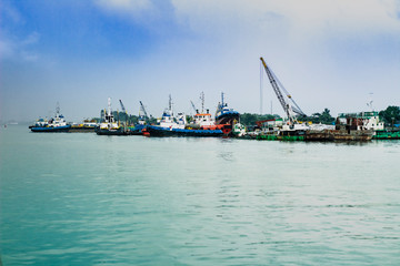 Naklejka premium Barcos