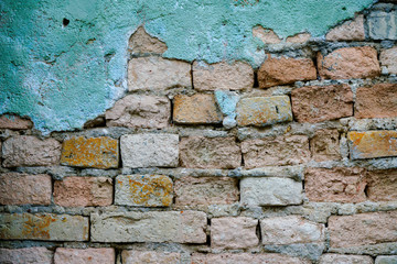 Old & crack brick background wallpaper