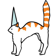Circus cat alphabet  - letter H
