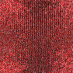 Red seamless wool knit texture