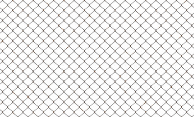 fence chainlink isolated 38x23cm 300dpi