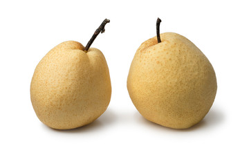 Pair of fresh chinese pears