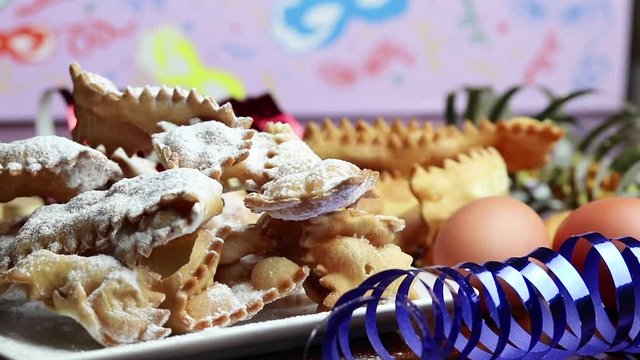 Chiacchiere di Carnevale, tradizionale dolce Italiano