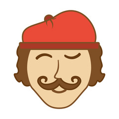 frenchman character cartoon