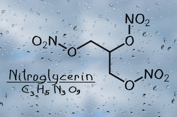 Structural model of Nitroglycerine