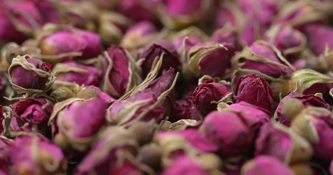 Dry rose herbal tea