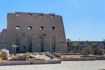 Ruins of the ancient Karnak temple. Luxor, Egypt