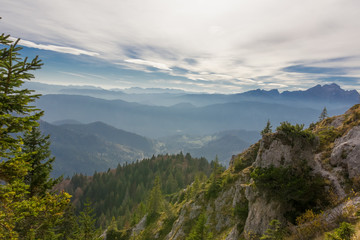 mountain Golice in Karavanke, Slovenia