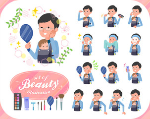 flat type Dad and baby_beauty