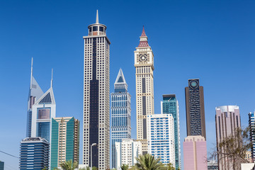 Dubai city skyscraper