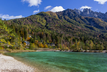 Jasna lake, Kranjska gora, Slovenia