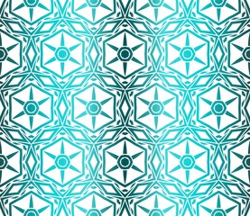 Seamless Geomteric Patterns. Vector Illustration. Hand Drawn Wrap Wallpaper, Cover Fabric, Cloth Textile Design. Gradient color