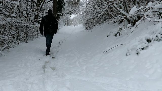 Utting am Ammersee, Winter, Schnee, Bayern