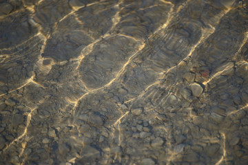 abstract image created by the marsh stream of ullibarri-gamboa in Alava (the Basque country)