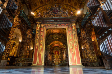 Fototapeta na wymiar Gateway of the Monastery of Saint Bento, Rio de Janeiro