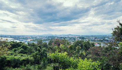 Fototapeta na wymiar Panorama of Phan Thiet, Vietnam