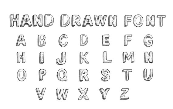 Hand Drawn Font