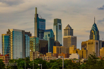 Fototapeta premium view of city