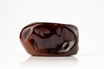 ripe date on white background	