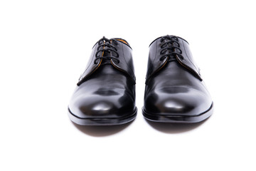 Black shoes isolated on white background