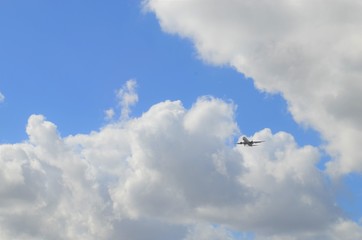 blue sky with clouds
