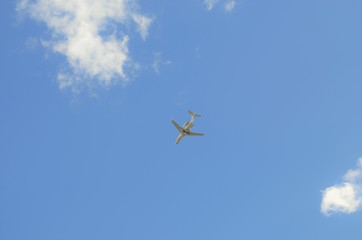 airplane flying in the sky