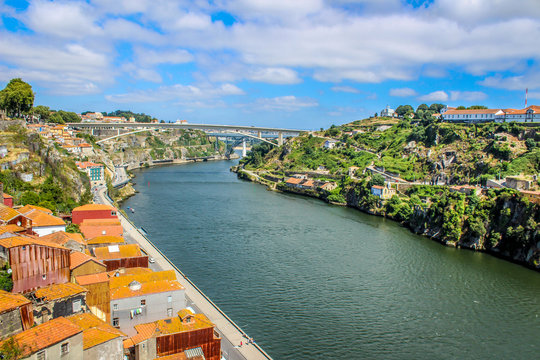 River town landscape Porto, Portugal