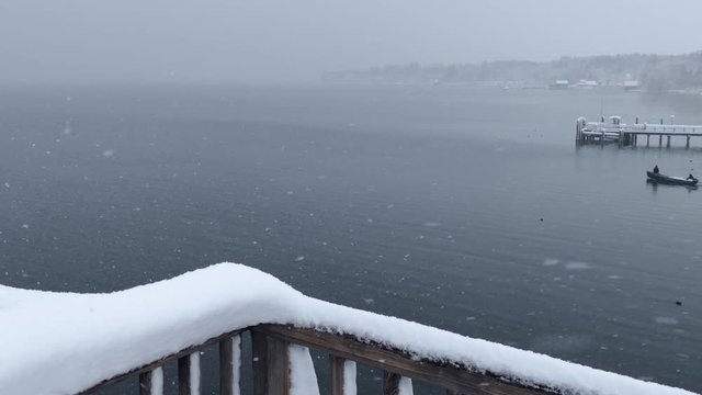 Utting am Ammersee, Winter, Schnee, Bayern