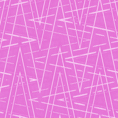 white zigzag stripes on pink background pattern