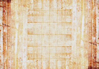 Old Grunge Painted Background With Abstract Antique Cracked Texture. Retro Scratched Pattern