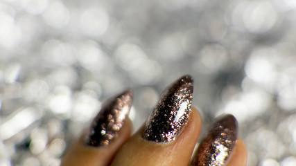 Silver Nails Wallpaper