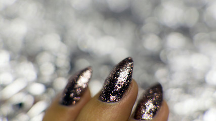 Silver Nails Wallpaper