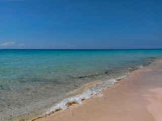 Am berühmten White Beach von Boracay, Philippinen 