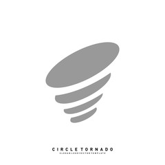 Tornado Logo Design Concept Vector Template. Hurricane Logo Vector Icon