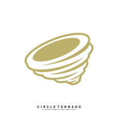 Tornado Logo Design Concept Vector Template. Hurricane Logo Vector Icon