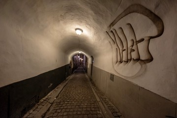 historische Altstadt von Gamla Stan in Stockholm, Schweden