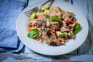quinoa with vegetables