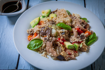 quinoa with vegetables
