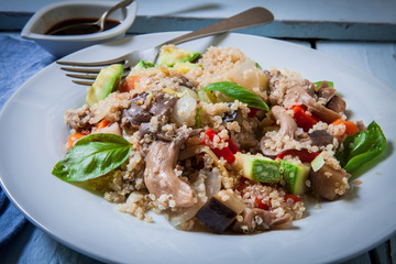 quinoa with vegetables