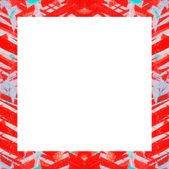 Obraz premium Grunge abstract color frame with empty space