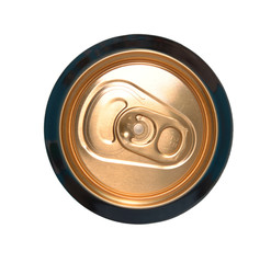 The closed can of beer.